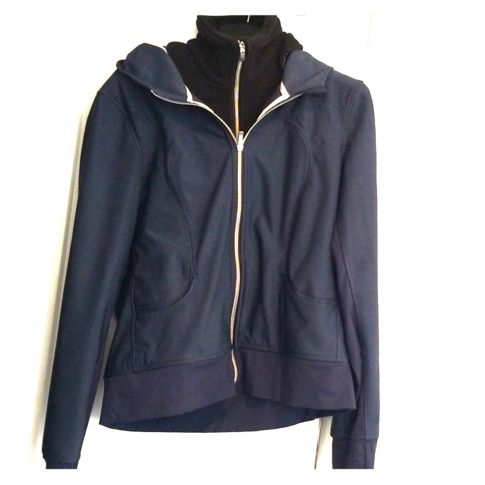 Lululemon Blue Hooded Jacket